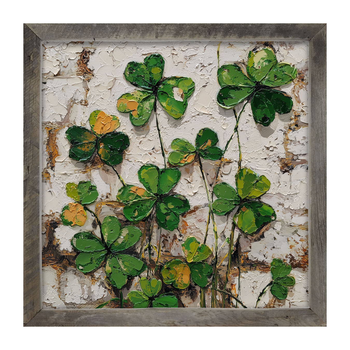St. Patrick's - Clovers - Framed Art