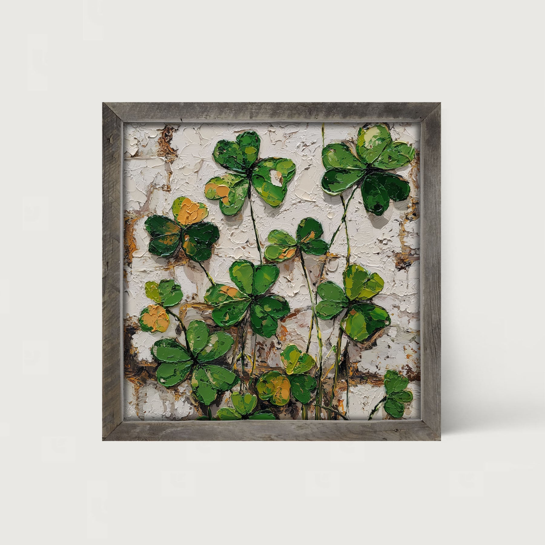 St. Patrick's - Clovers - Framed Art