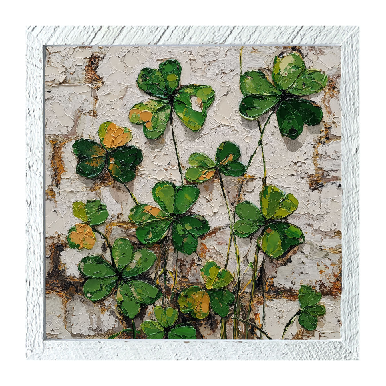 St. Patrick's - Clovers - Framed Art
