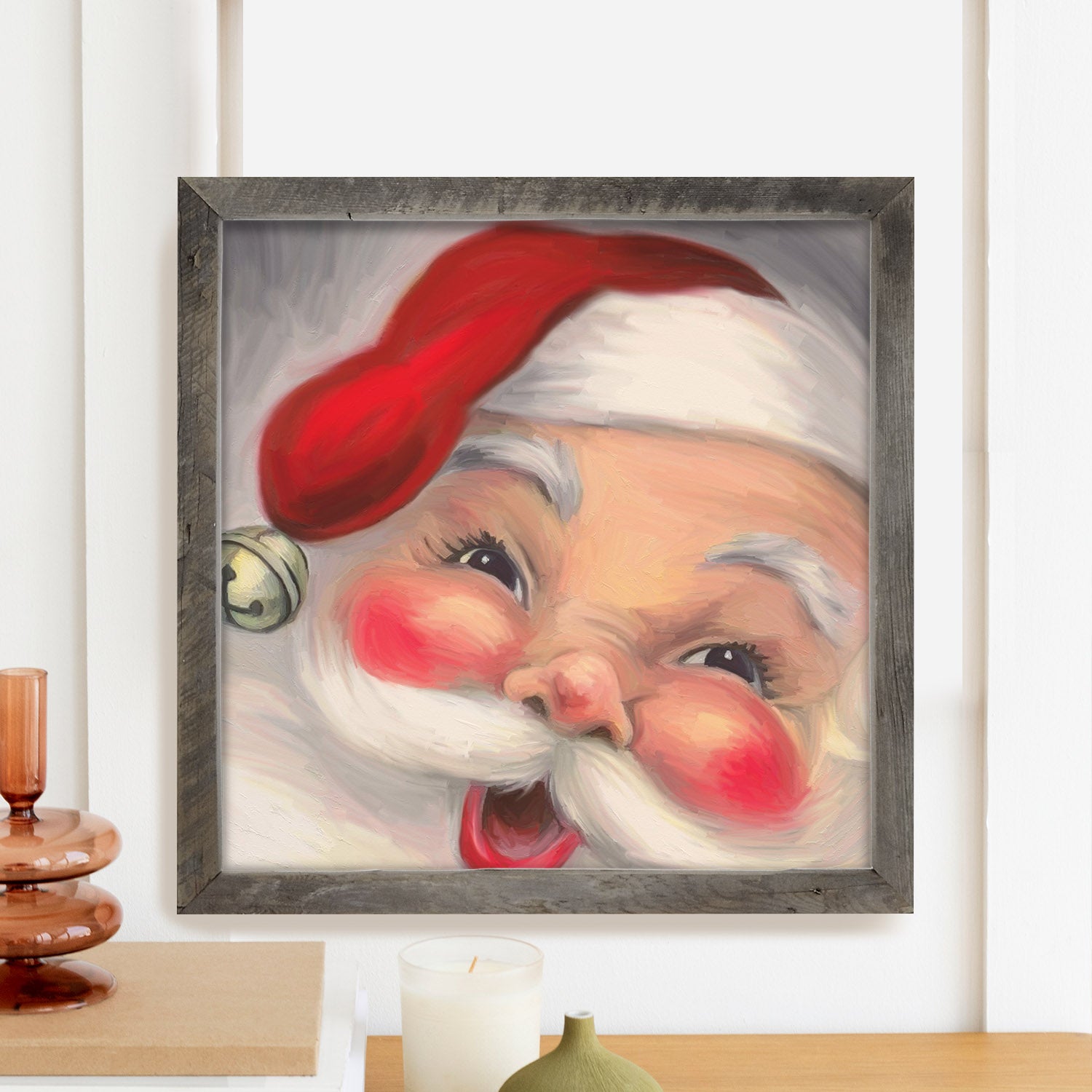 Santa with Rosy Cheeks