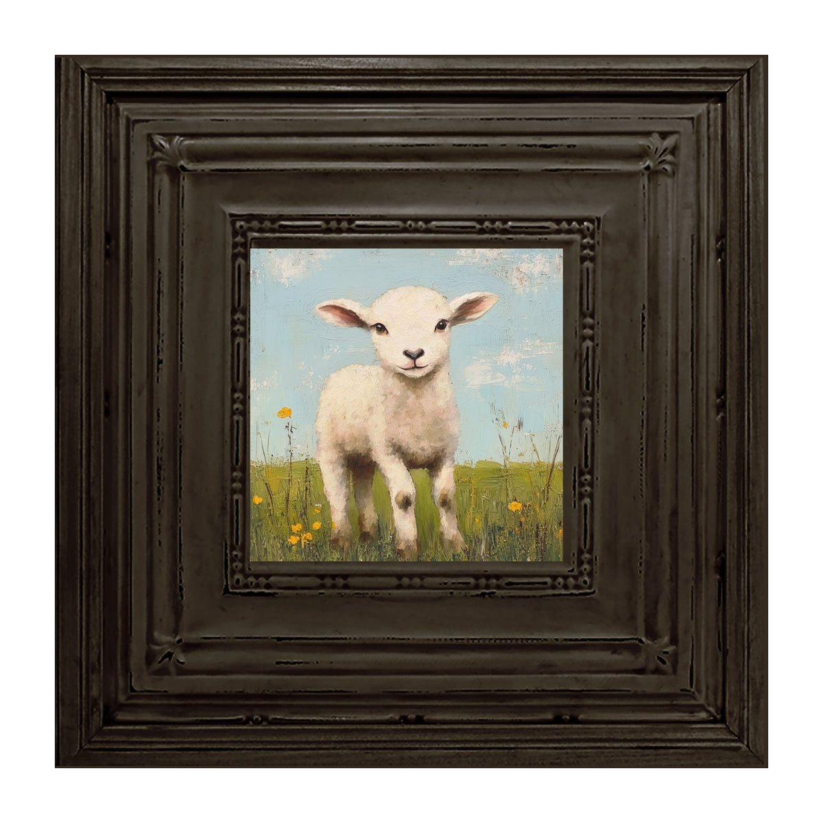 Lamb in a Meadow