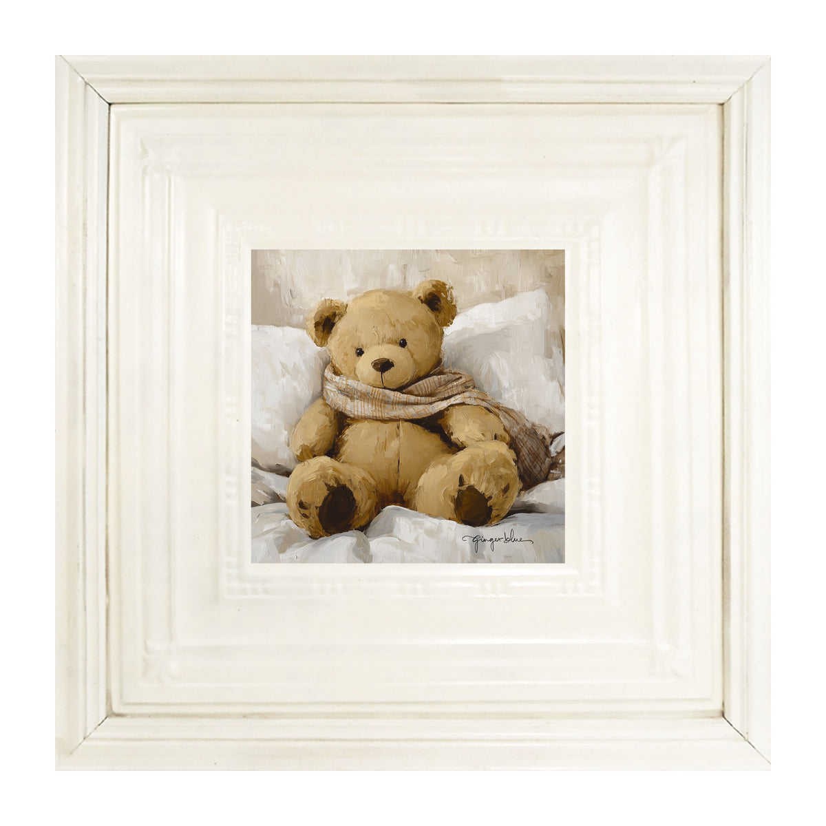 White Scarf Teddy Bear