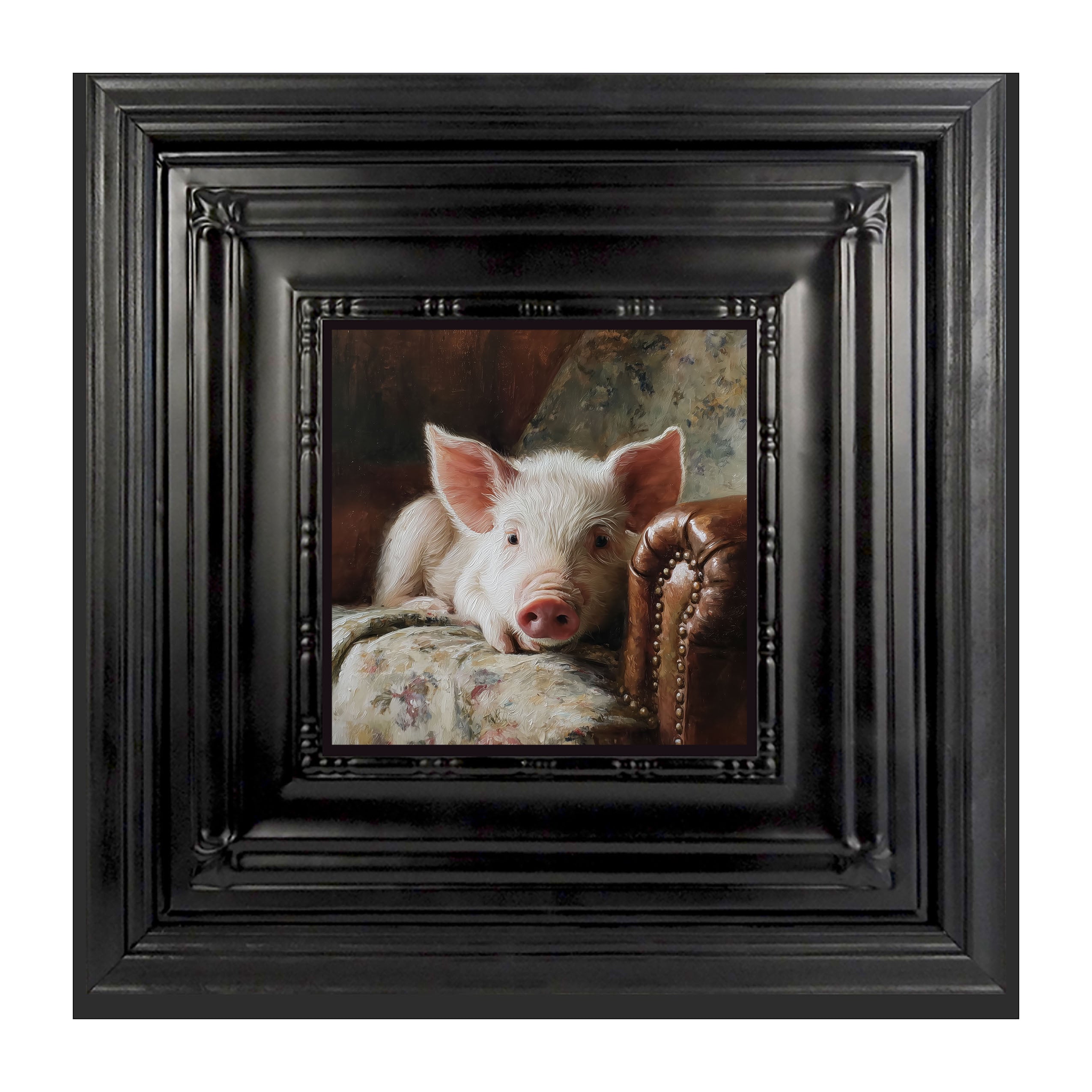 Armchair with Pig