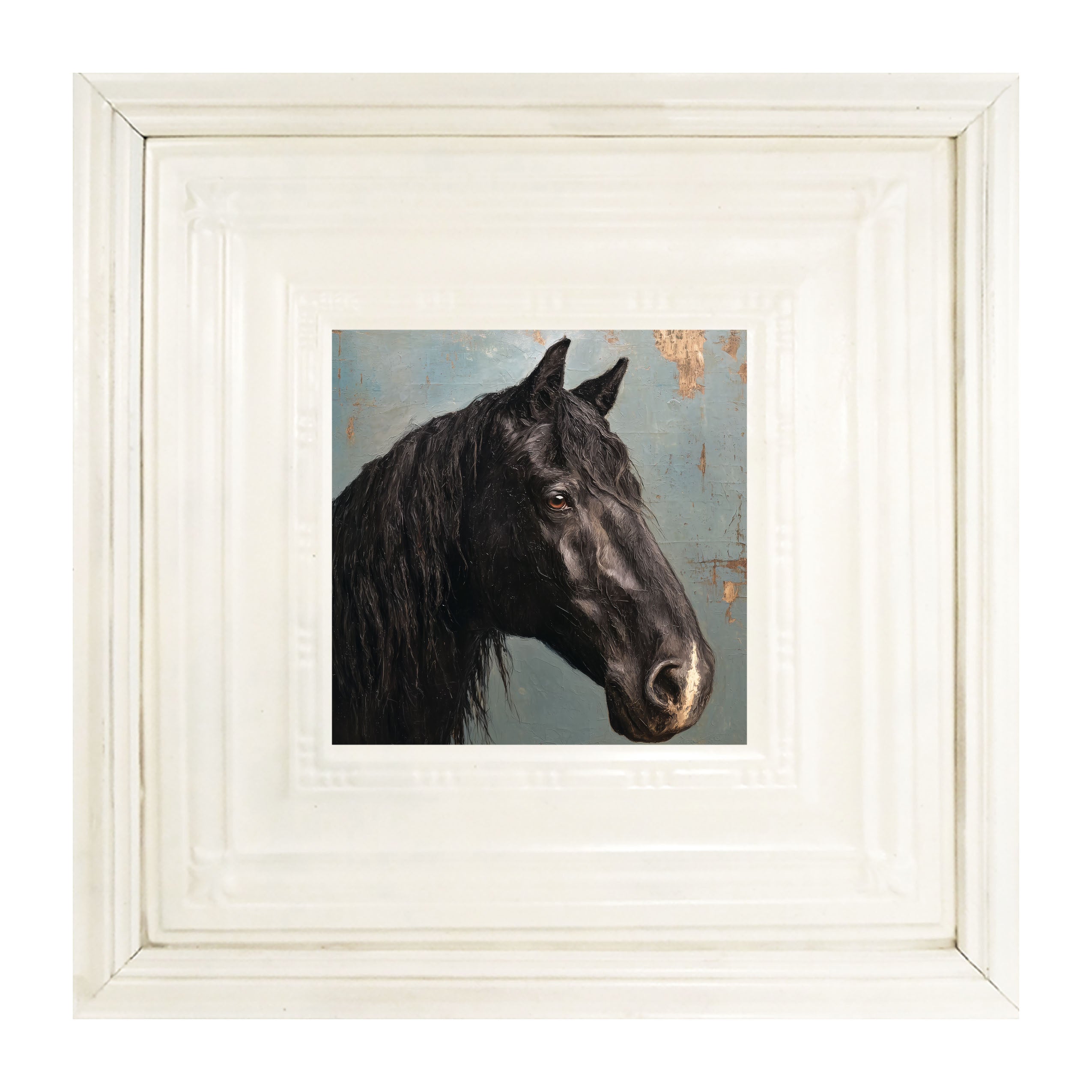 Portrait of a Black Horse