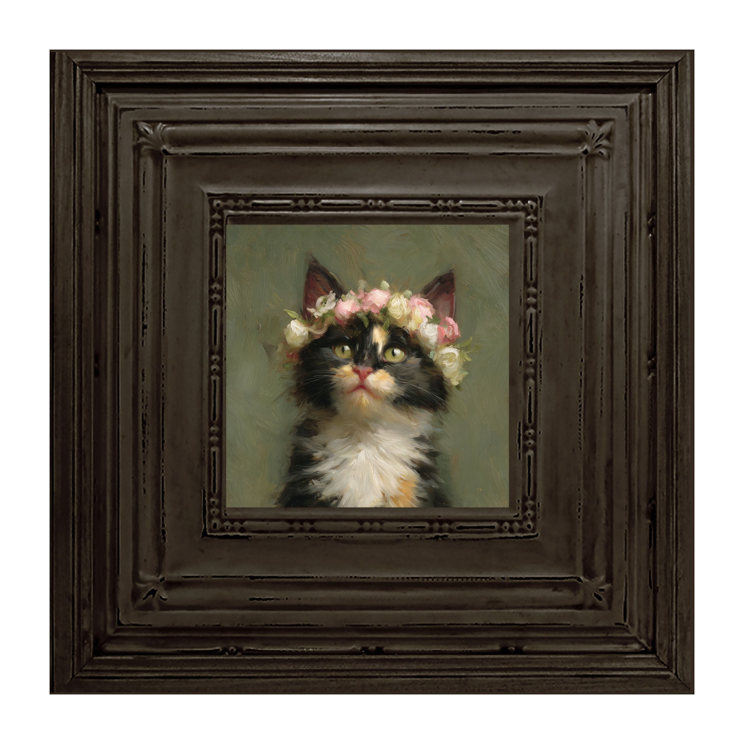 Spring Season Calico Cat