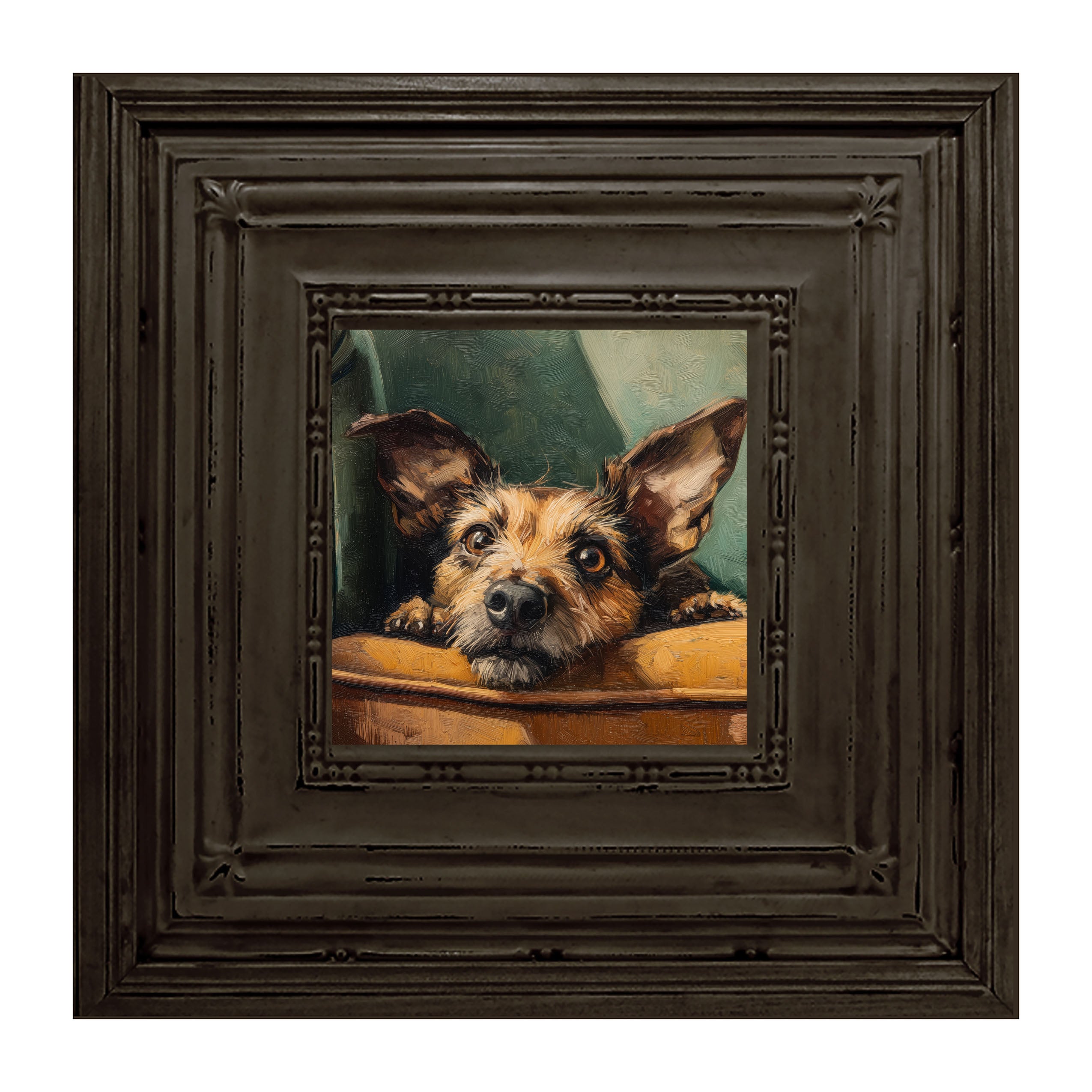 Armchair with Dachshund-Chihuahua-Yorkie Dog