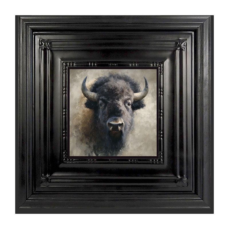 Farm Life Portrait - Black Buffalo
