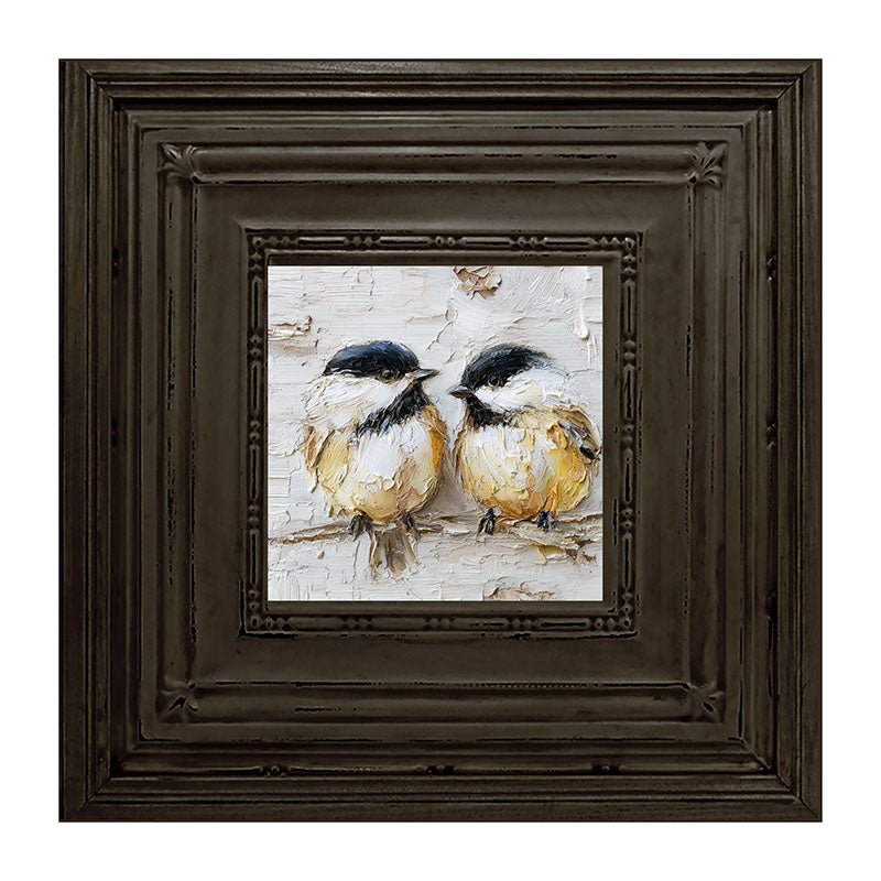 Animal Buddies - Posing Chickadees