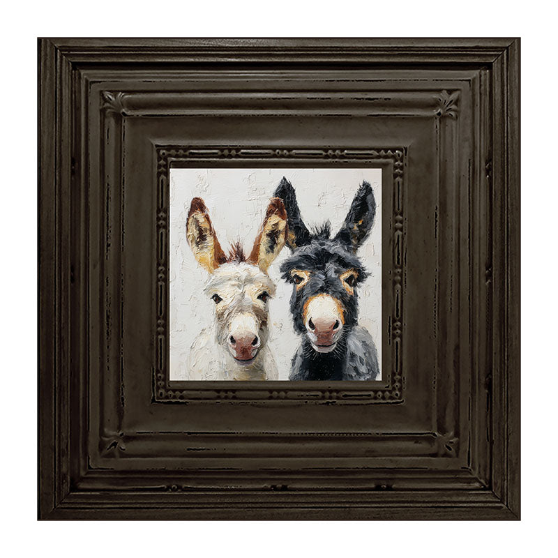 Animal Buddies - Posing Donkeys