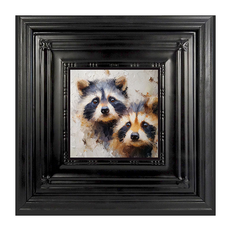 Animal Buddies - Posing Raccoons