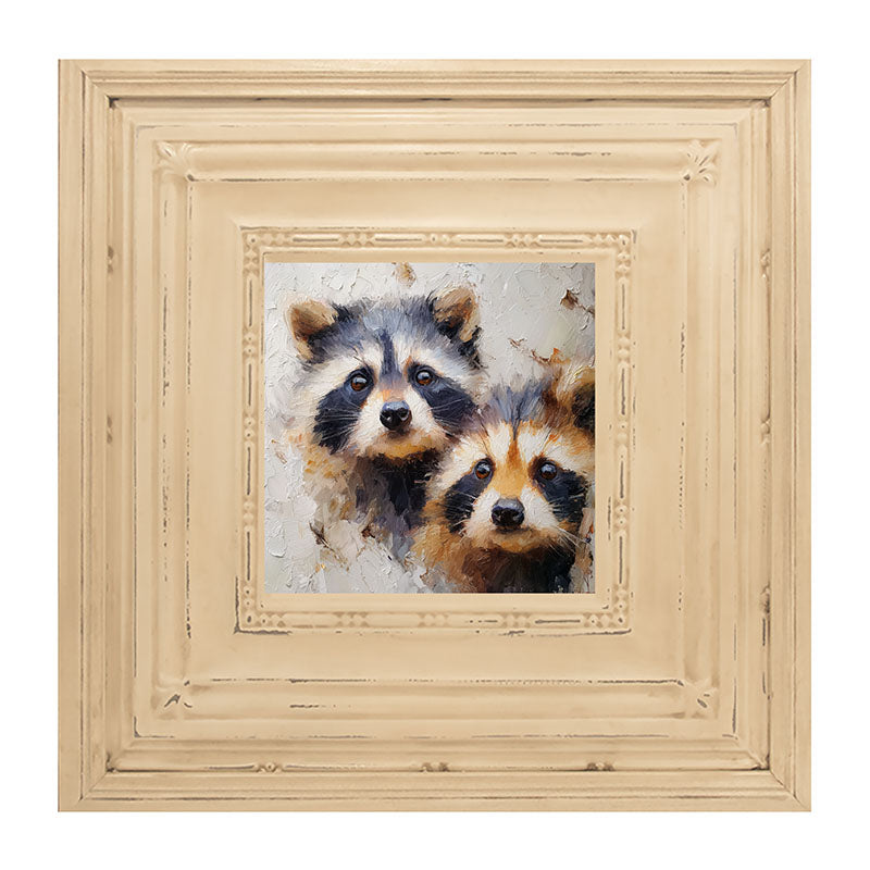 Animal Buddies - Posing Raccoons