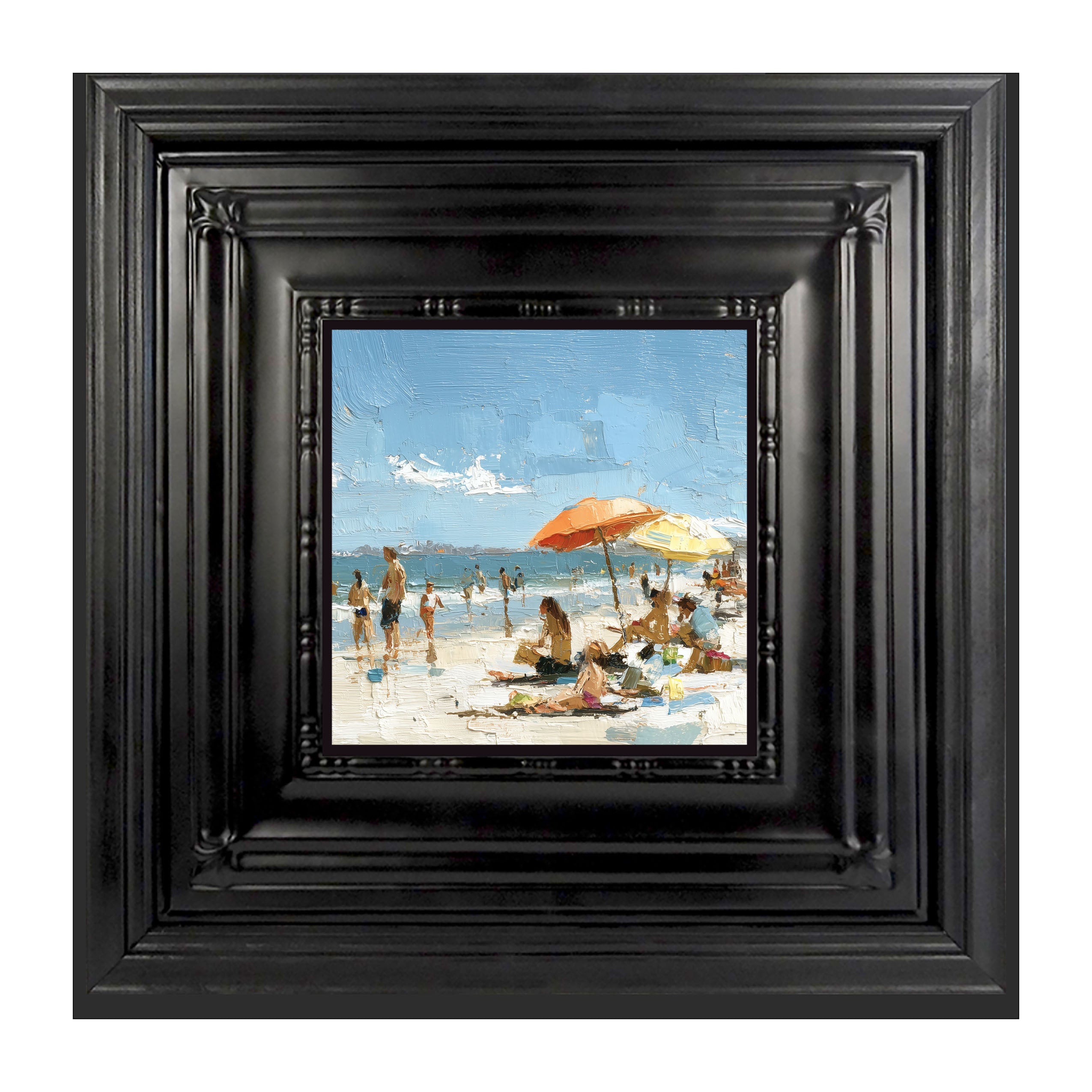 Beach Time - Orange Umbrella