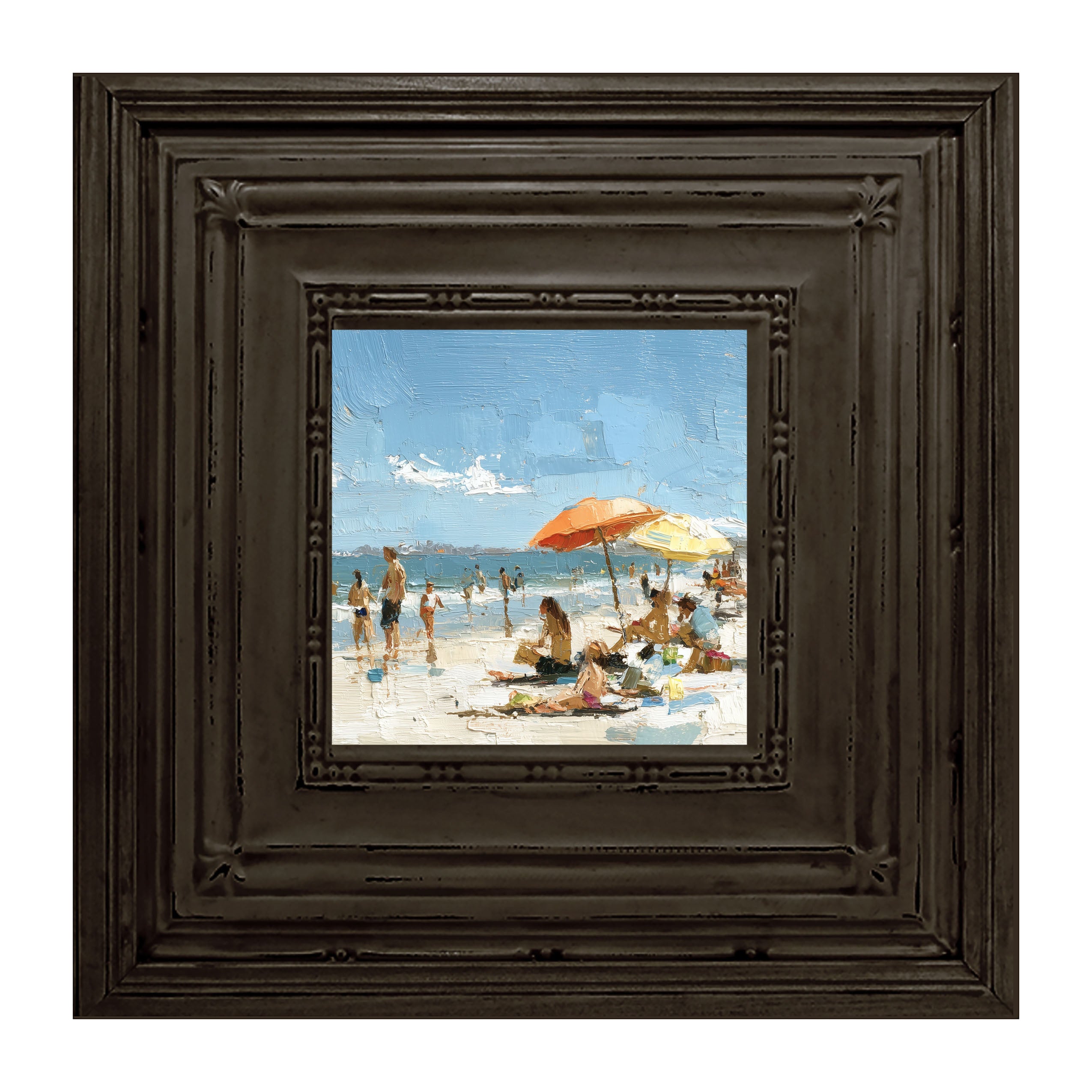 Beach Time - Orange Umbrella