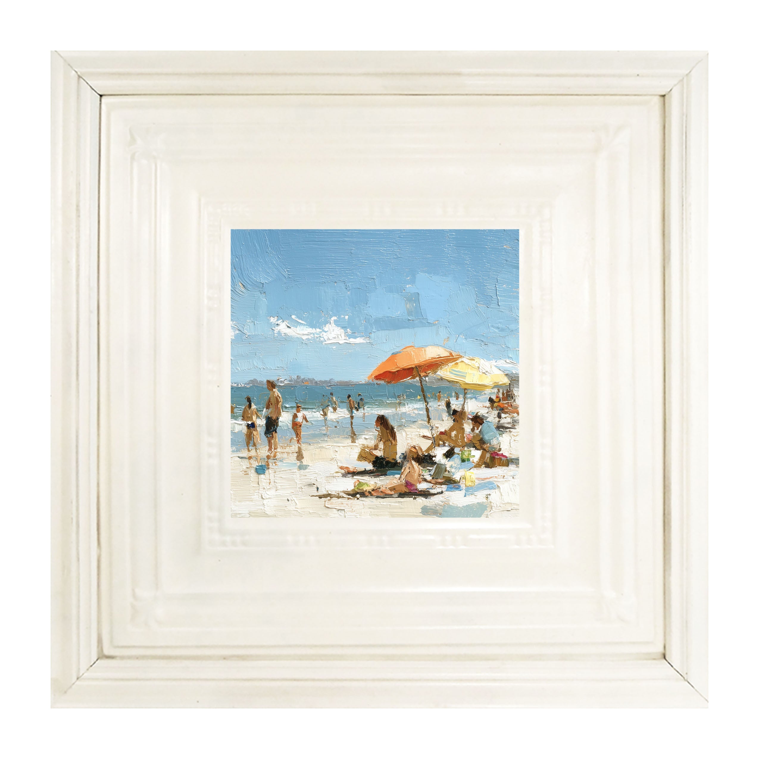 Beach Time - Orange Umbrella