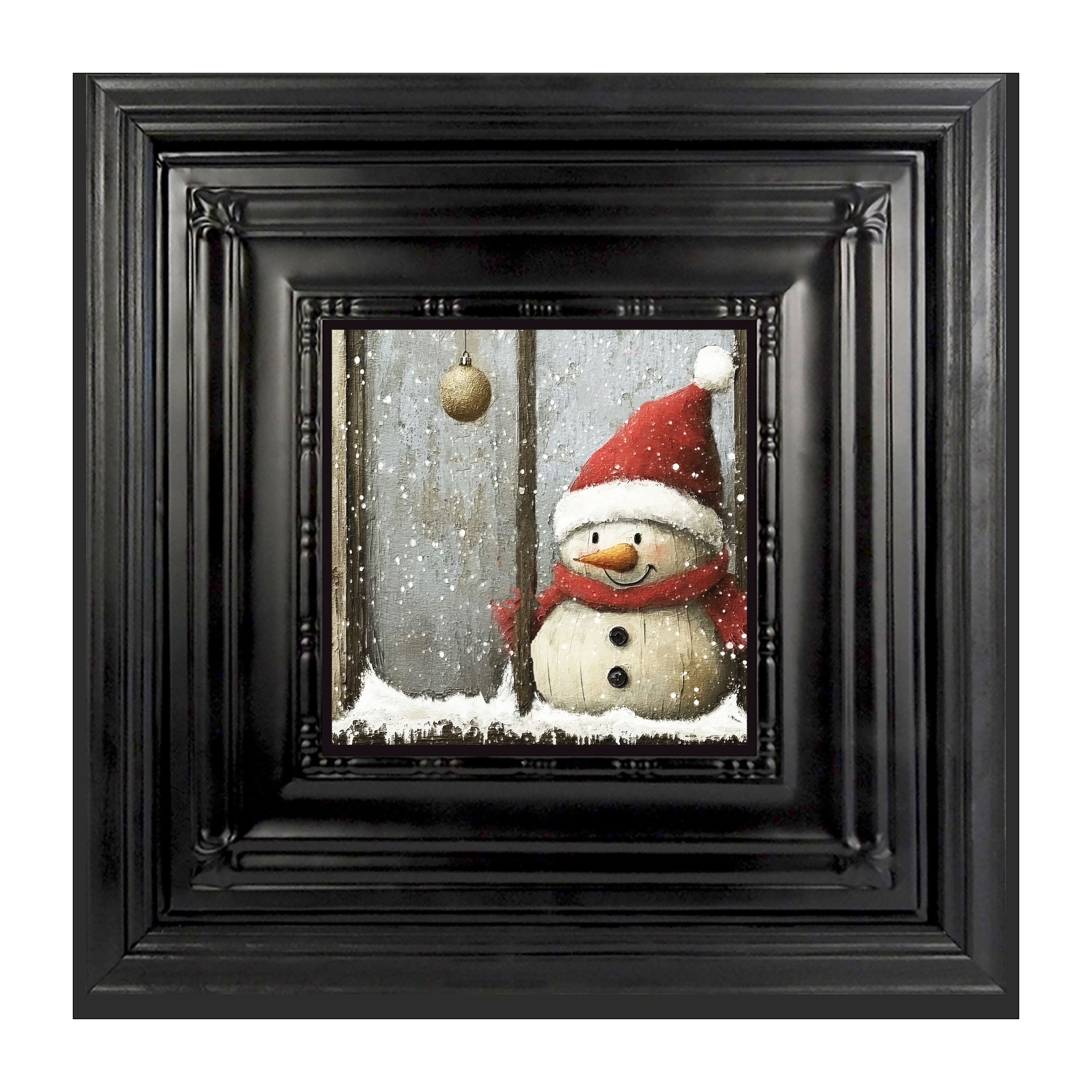 Snowman with Ornaments