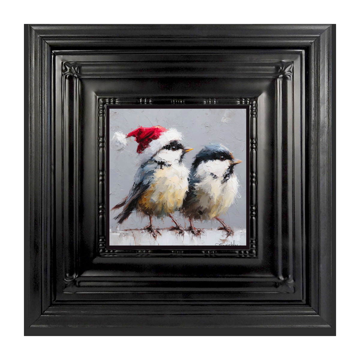 Santa Hat Birds