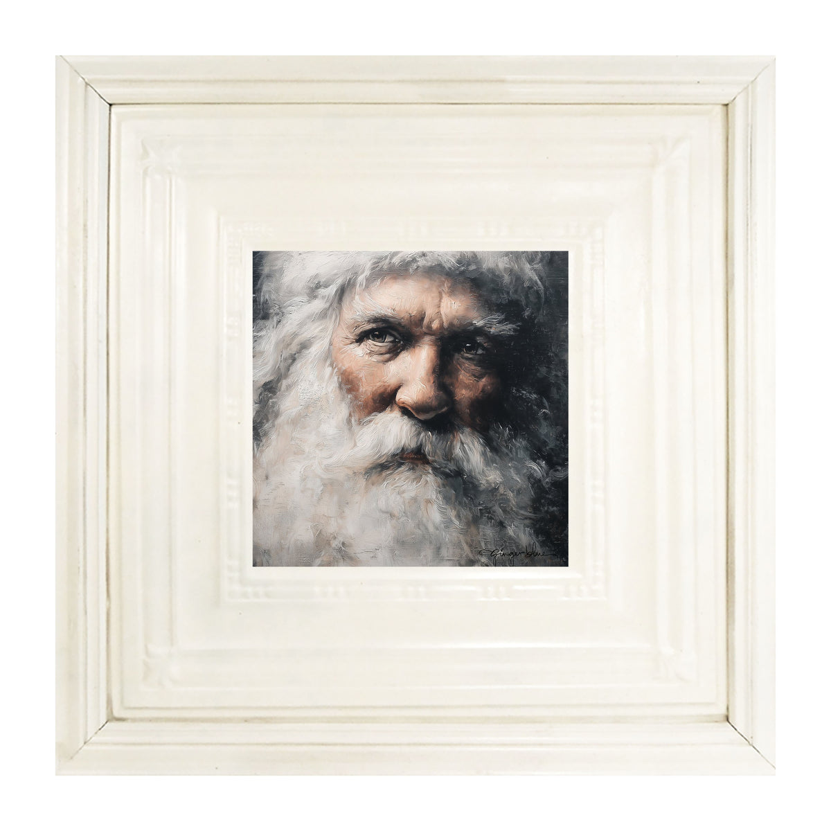 Gazing Santa