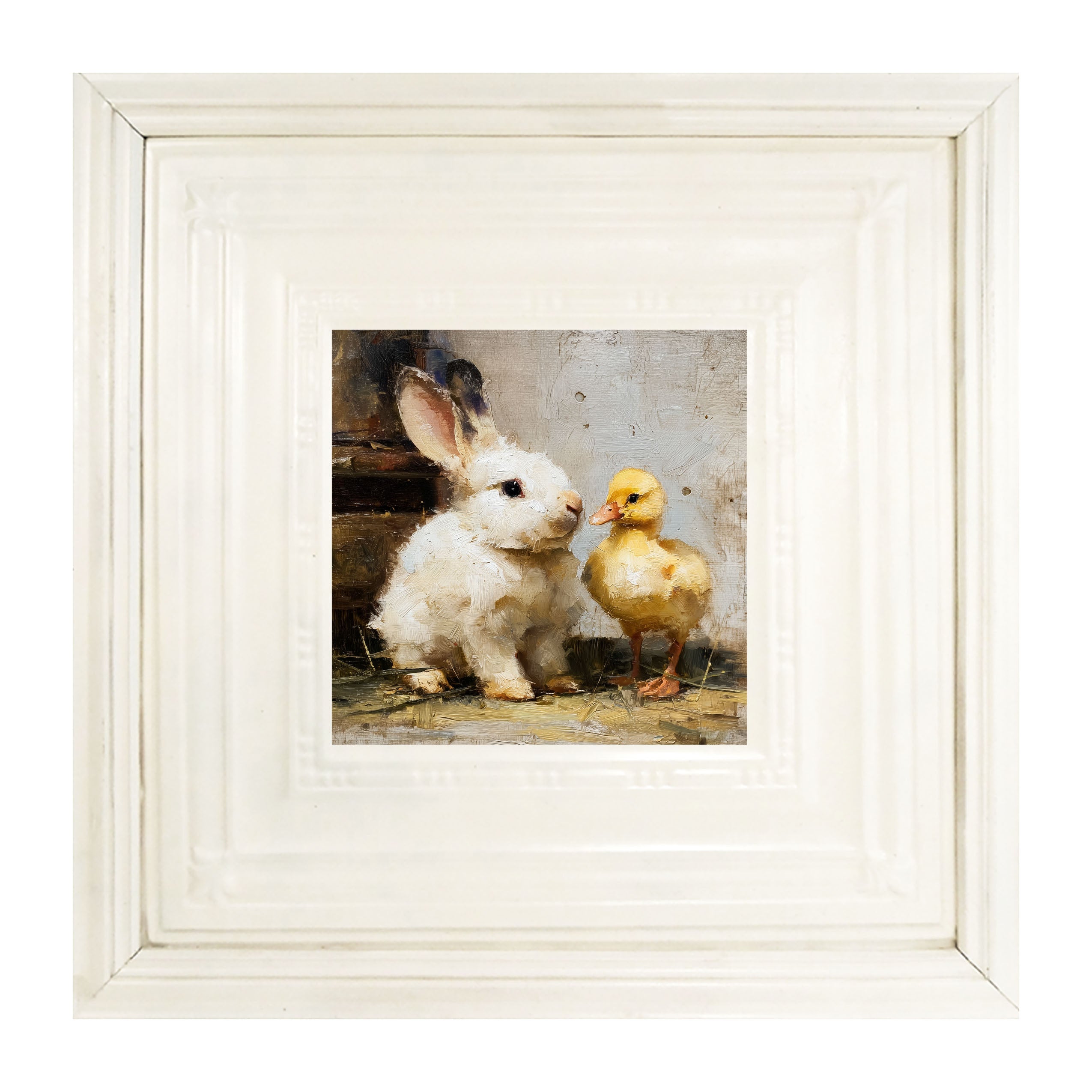 White Rabbit with Duck