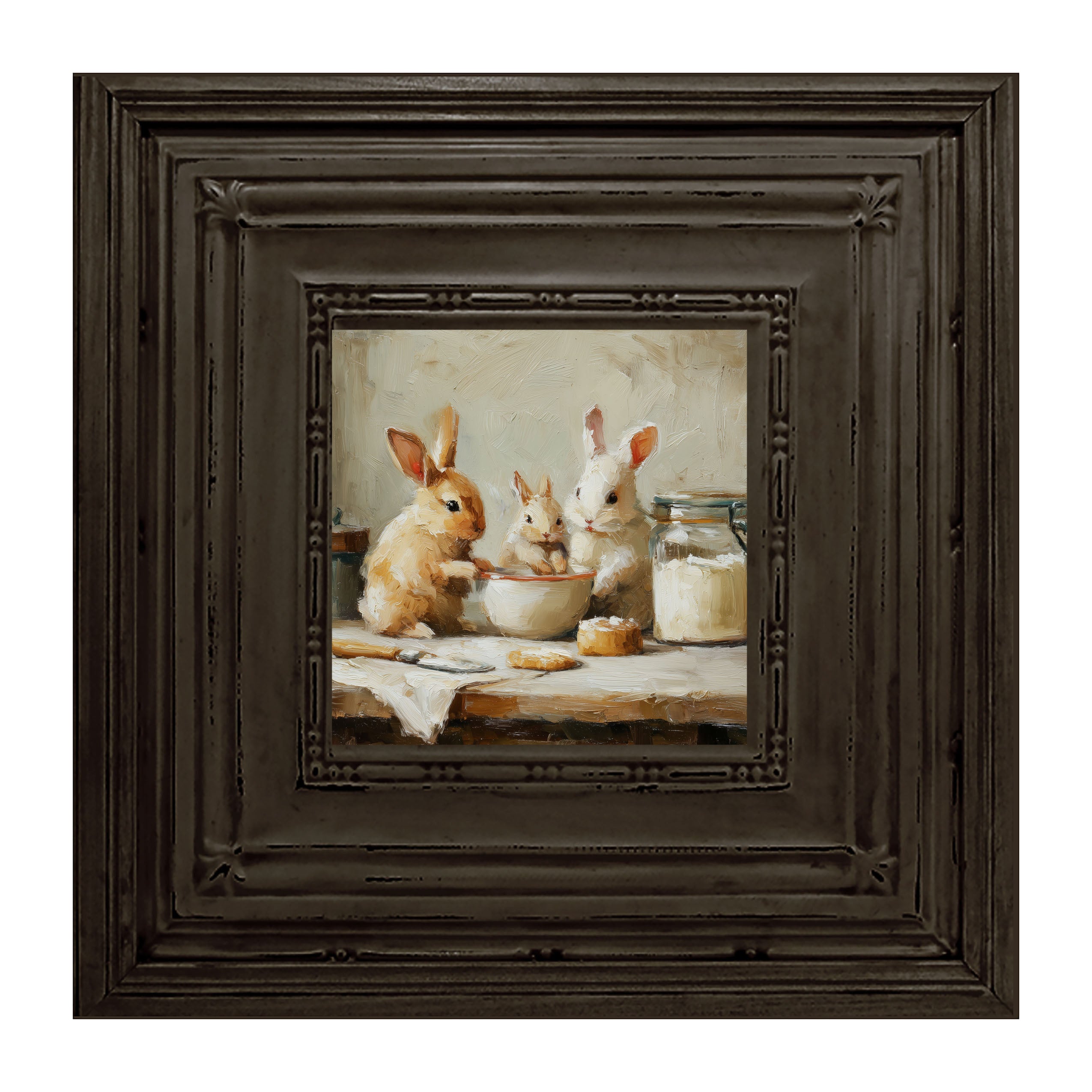 Bunnies Baking Together