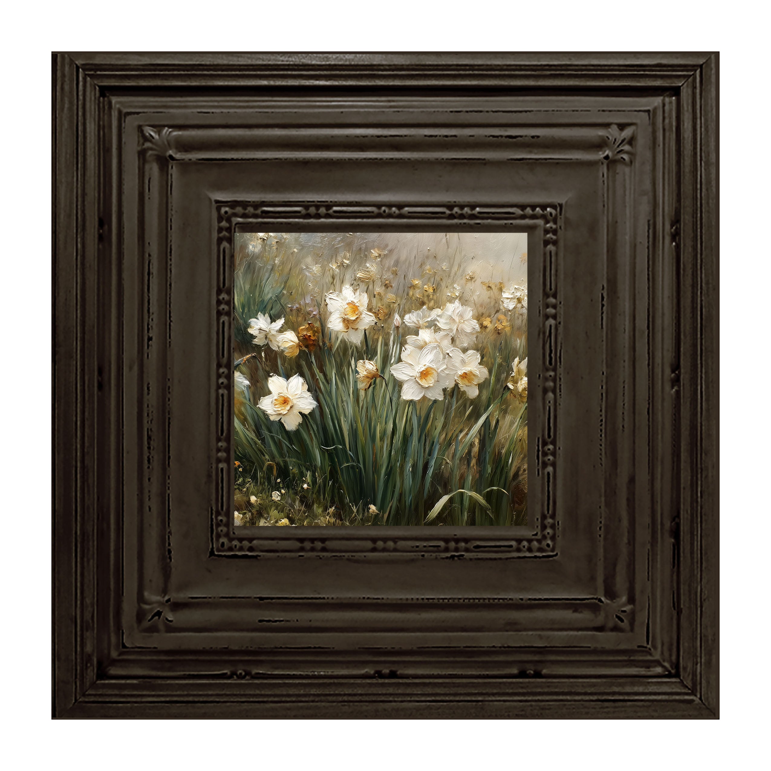 Patch of White Daffodils