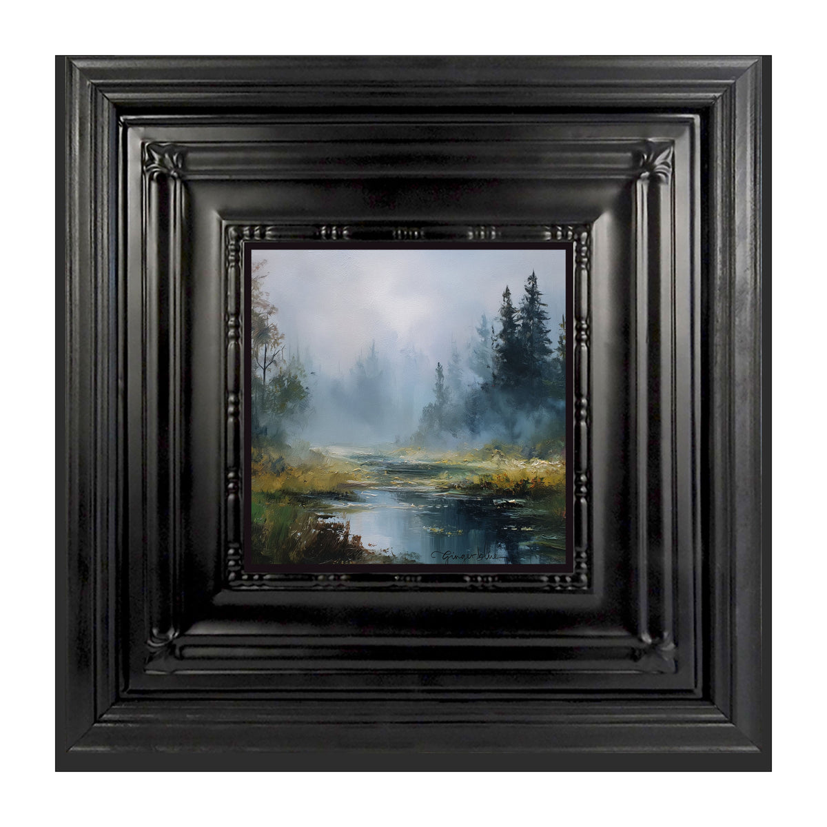 Foggy Forest Stream