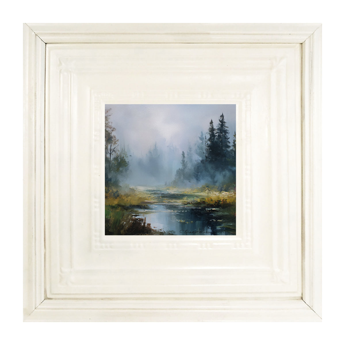 Foggy Forest Stream