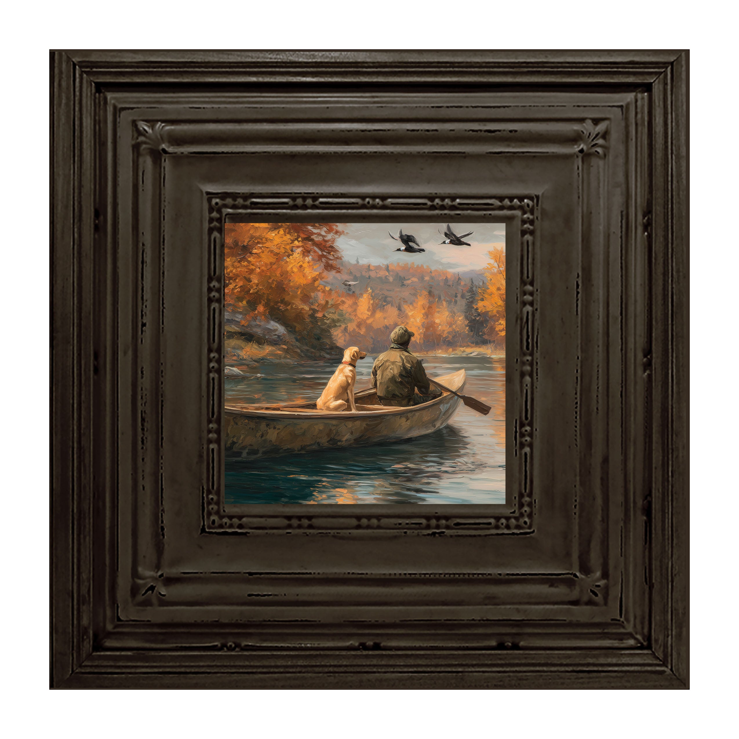 Fishing - Man with Dog