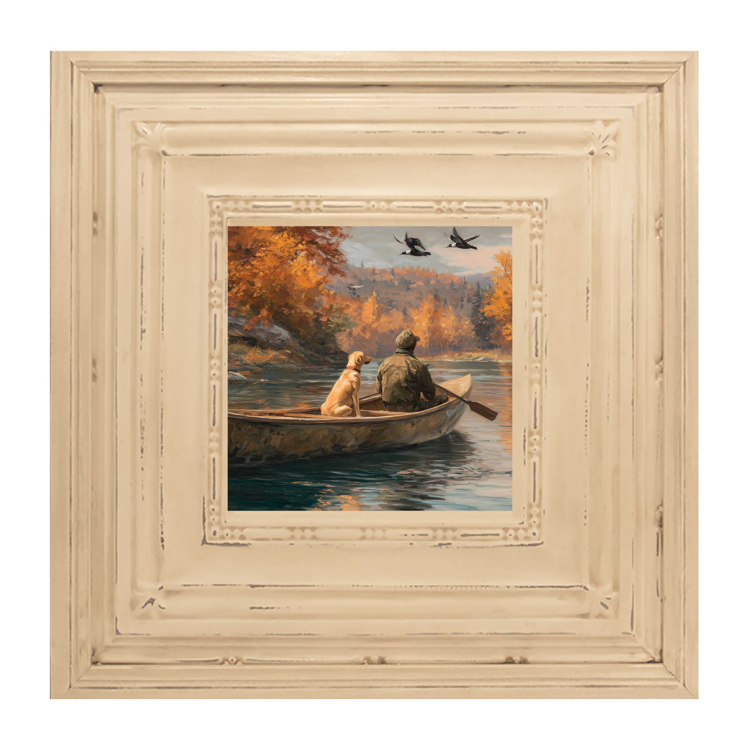 Fishing - Man with Dog