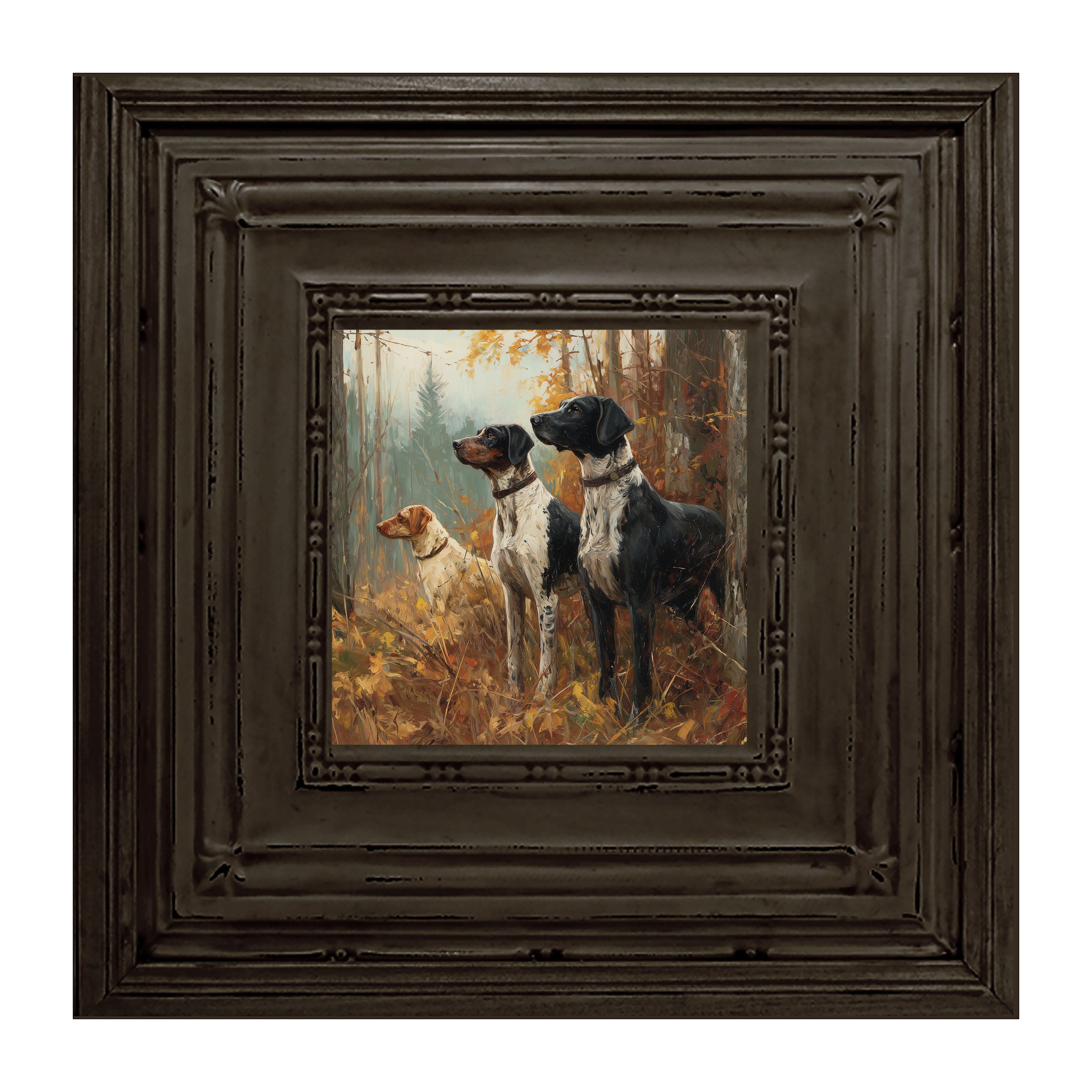 Hunting Season - Dogs in the Woods
