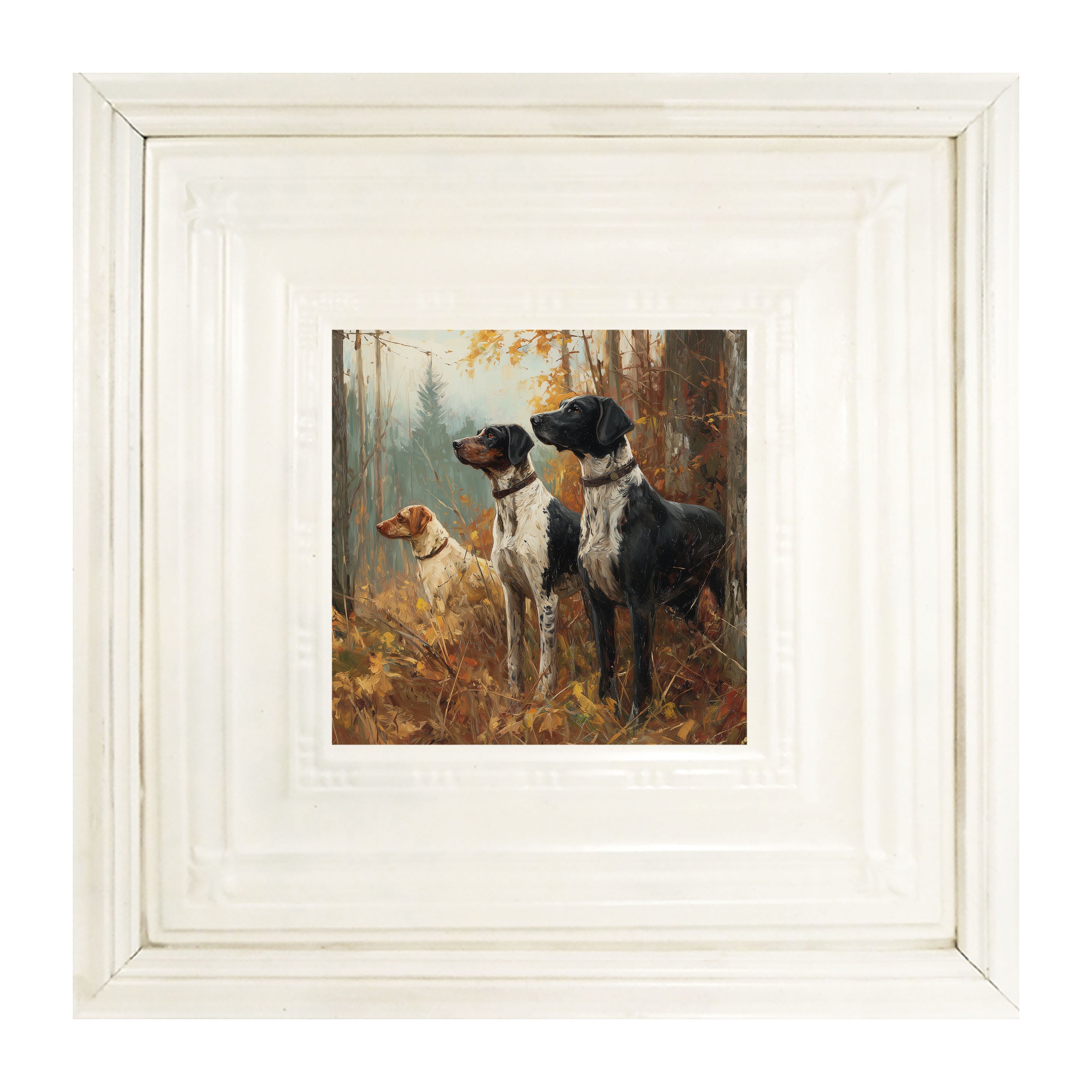 Hunting Season - Dogs in the Woods