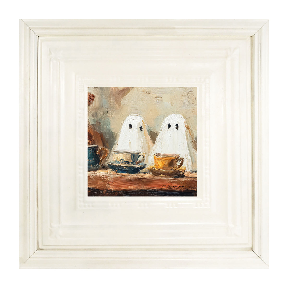 Ghosts Enjoying Tea