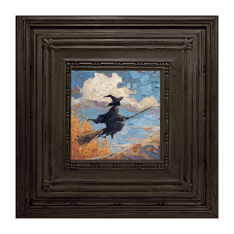 Flying Witch with Clouds