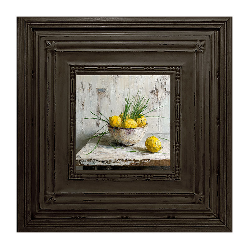 Sideboard Still Life - Bowl of Lemons