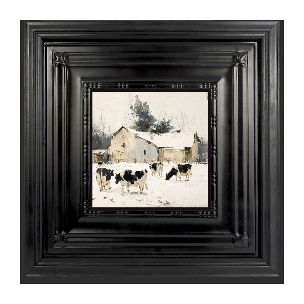 Cows in the Snow