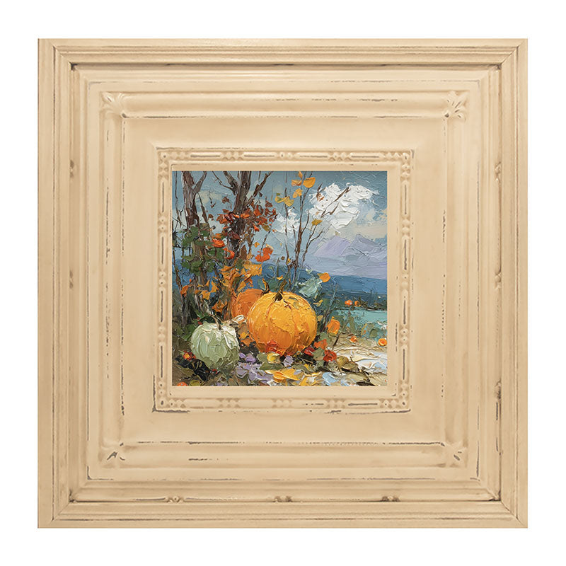 Pumpkin Country - Large Pumpkins along Path