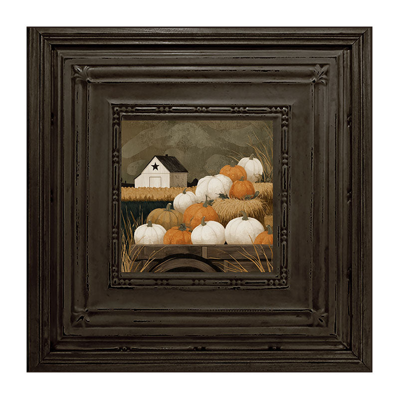 Rustic Wagon with Pumpkins