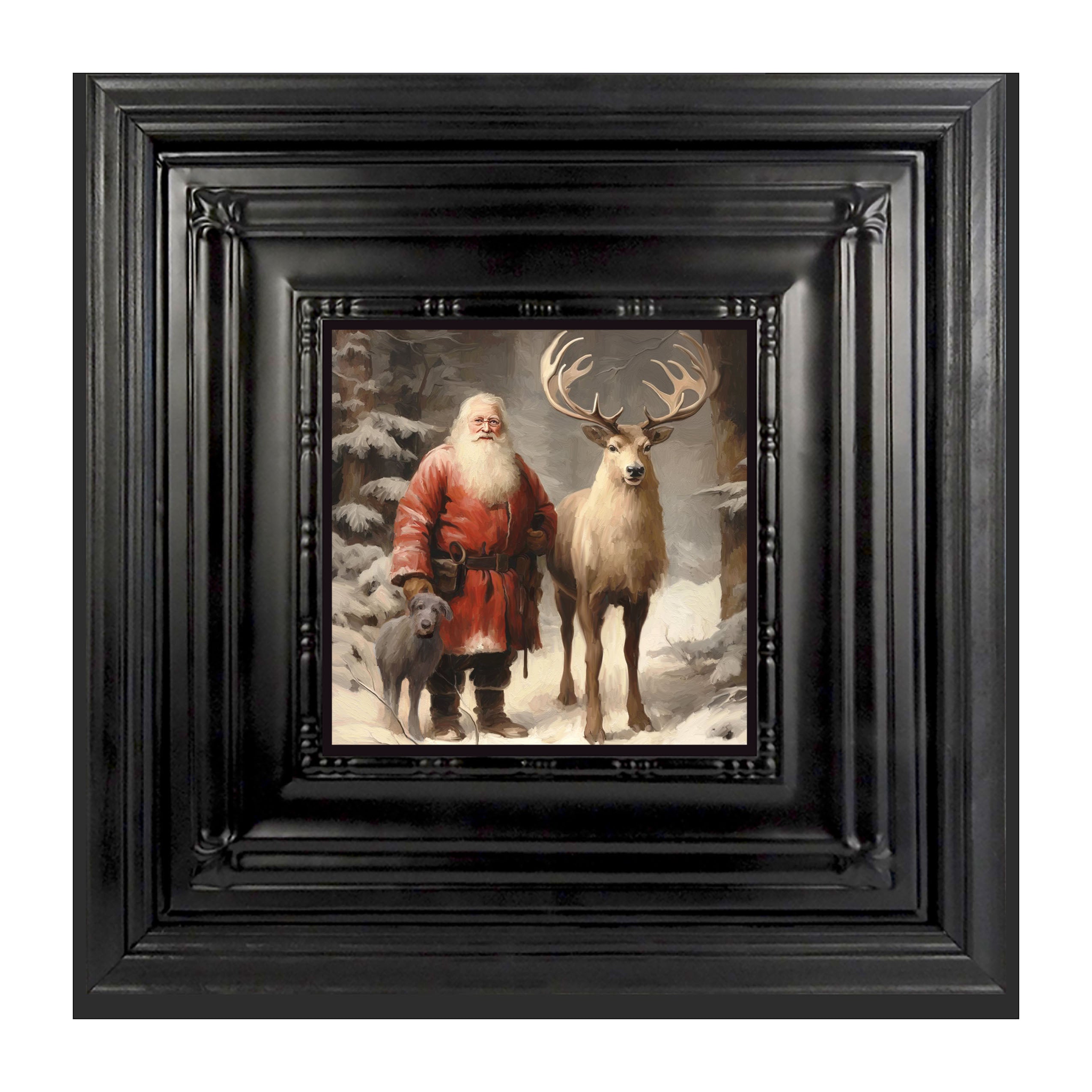 Winter Forest Santa