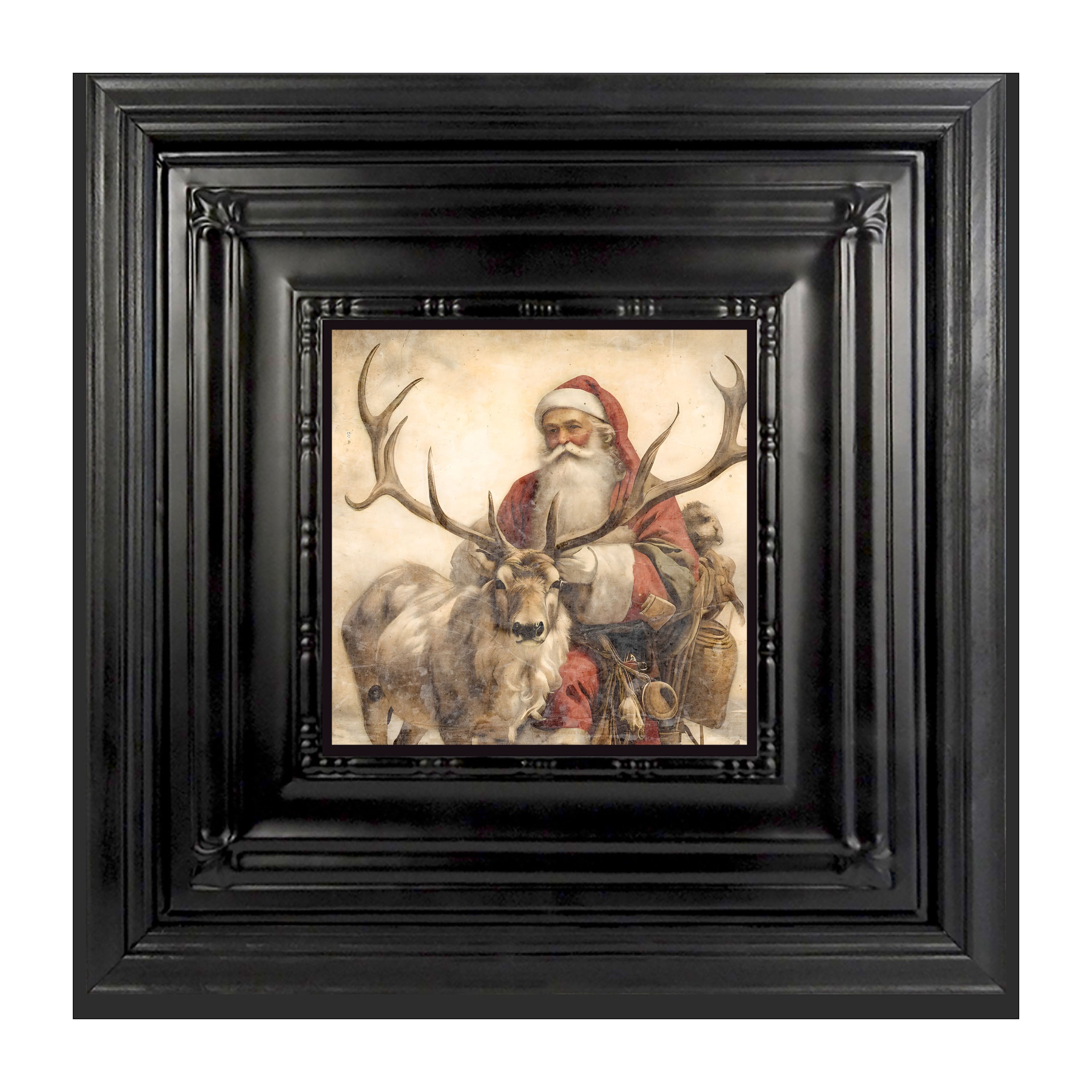 Reindeer with Santa 1