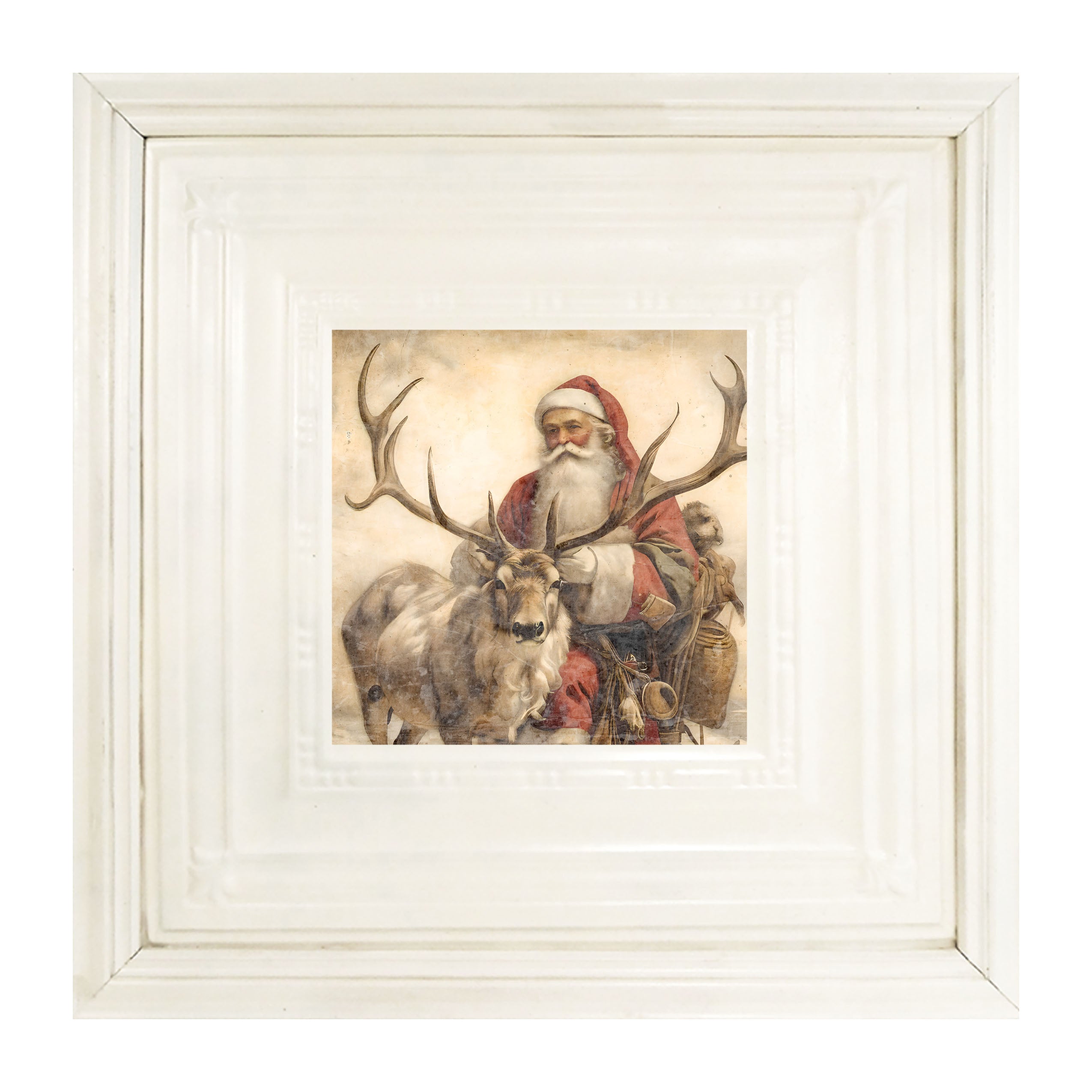 Reindeer with Santa 1