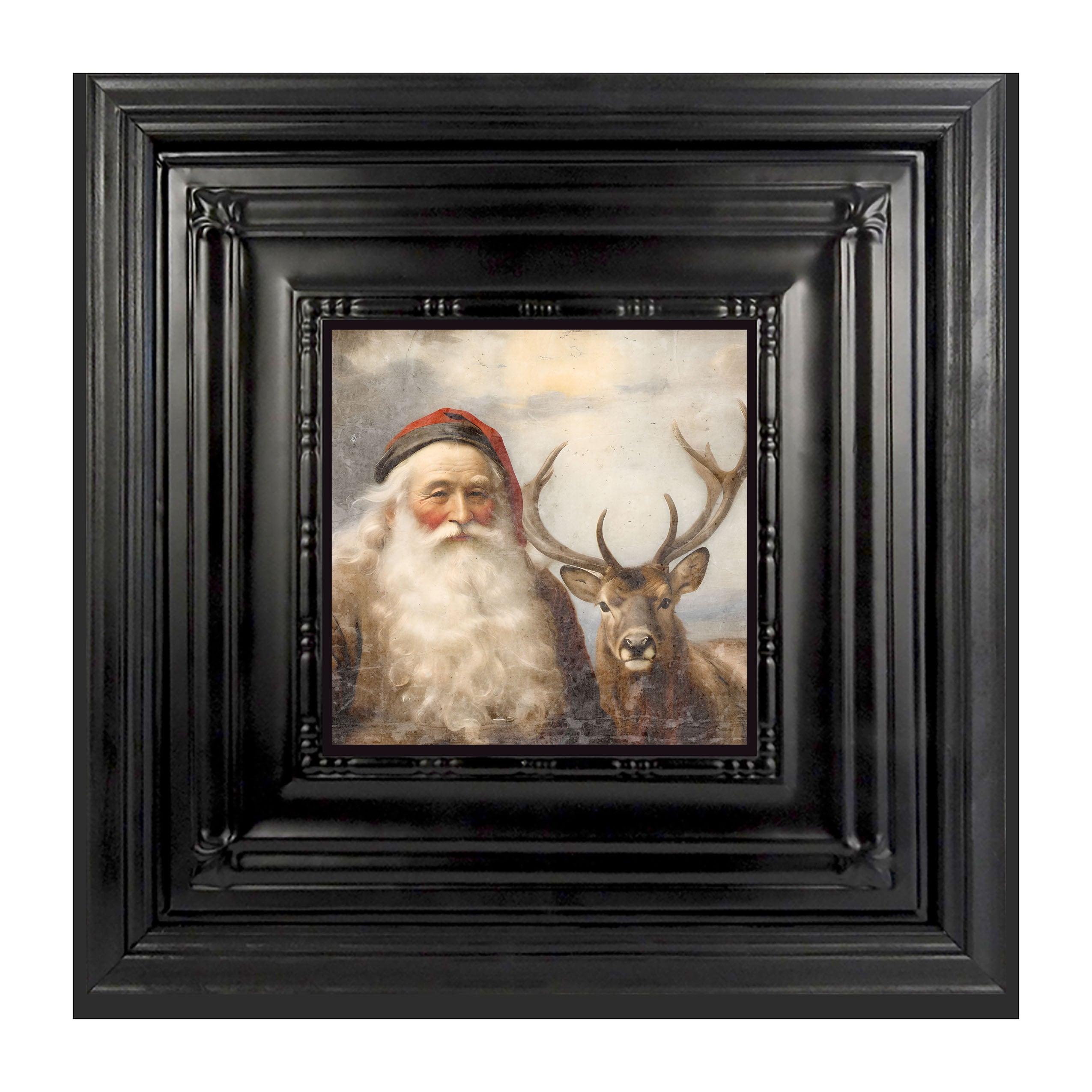 Reindeer with Santa 2