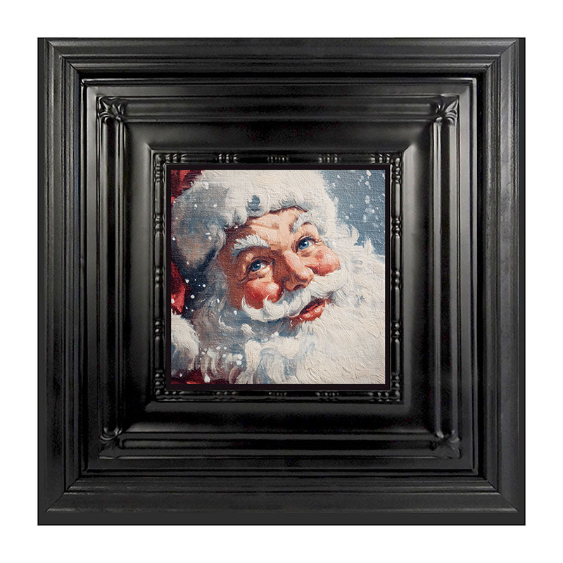 Snowy Santa Smiling