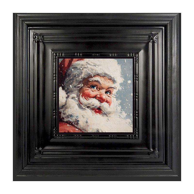 Snowy Santa being Jolly