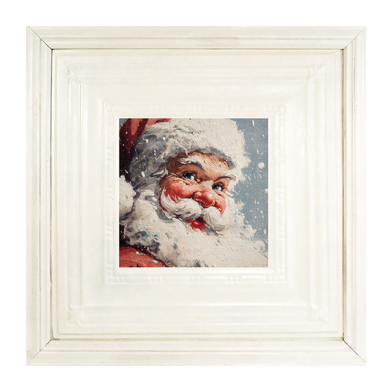 Snowy Santa being Jolly