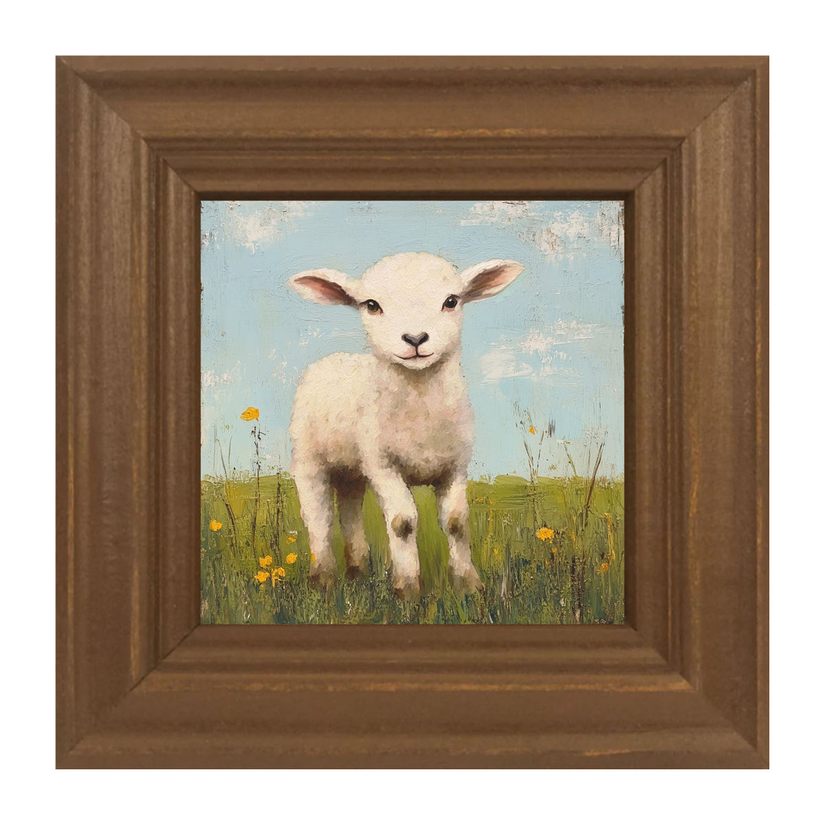 Lamb in a Meadow