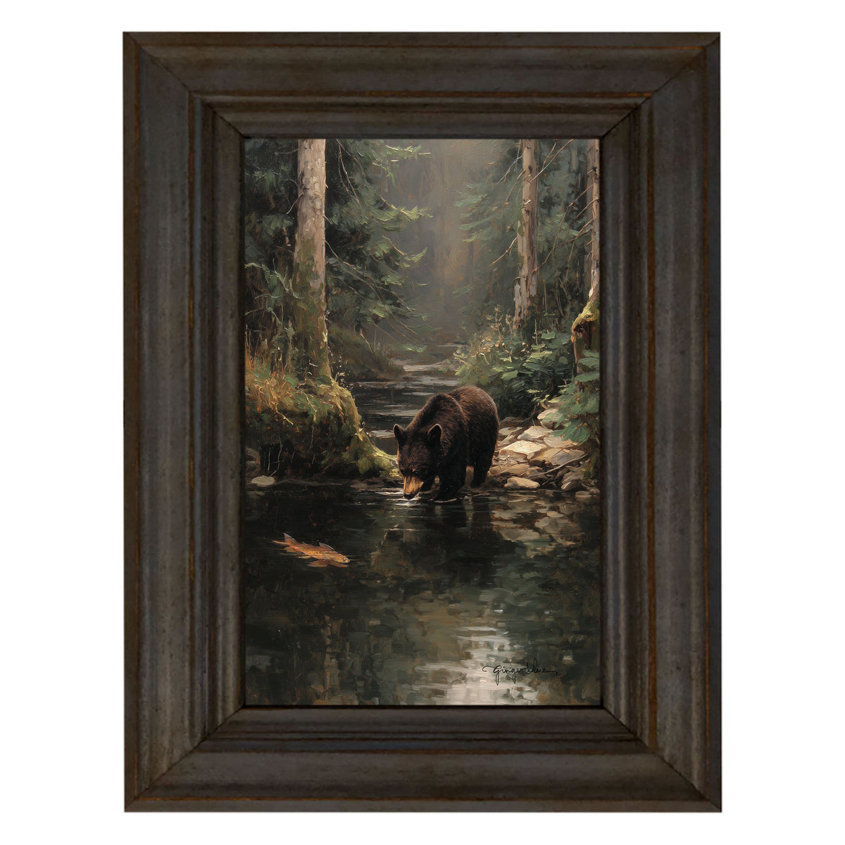 Bear Stopping for Water