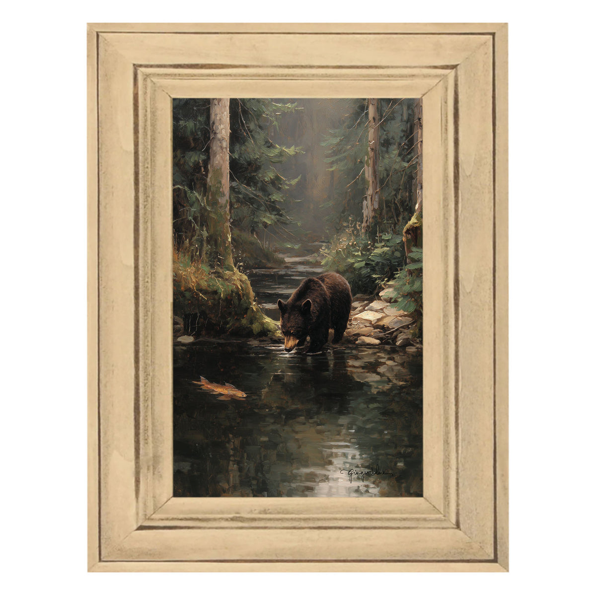 Bear Stopping for Water