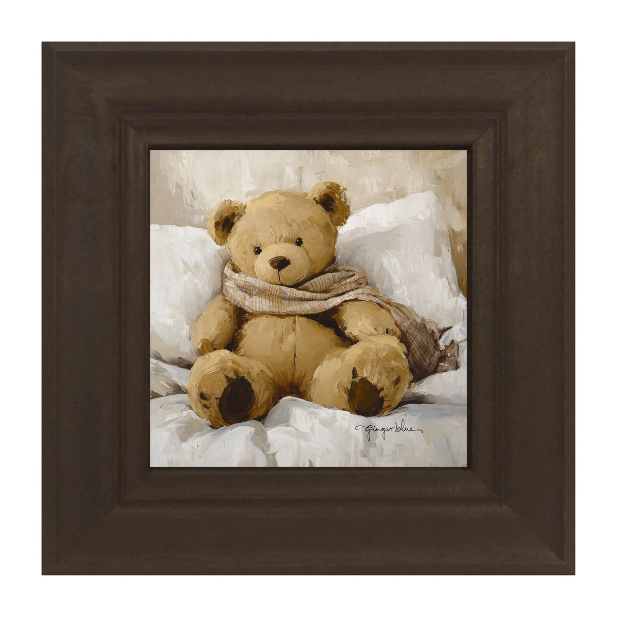 White Scarf Teddy Bear