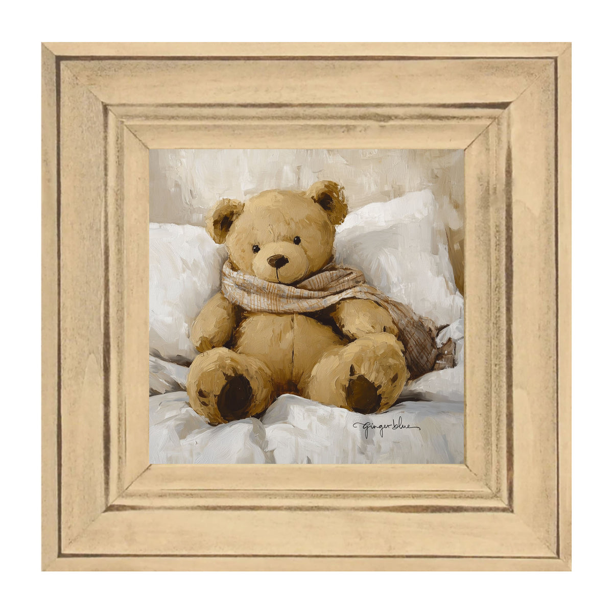 White Scarf Teddy Bear