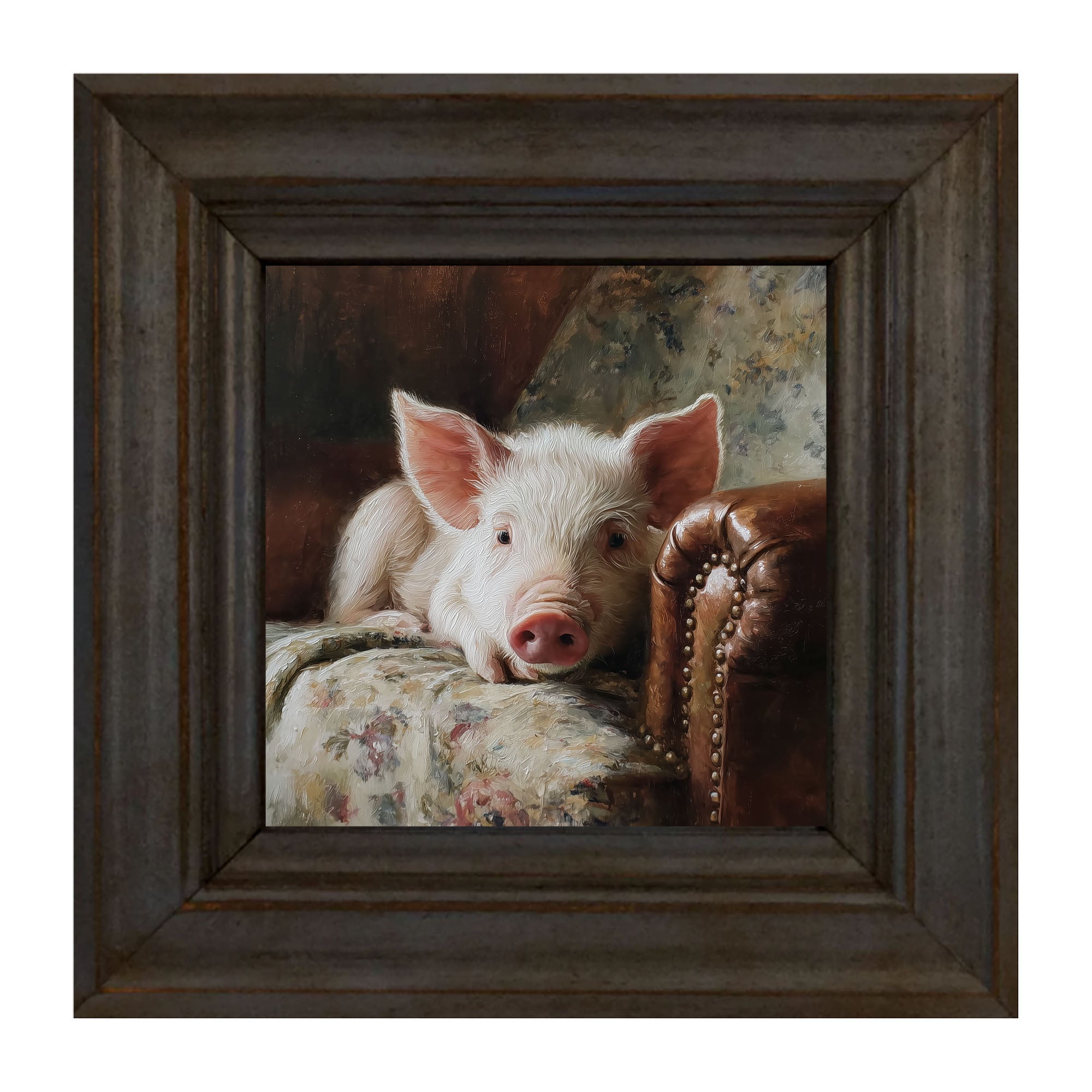 Armchair with Pig