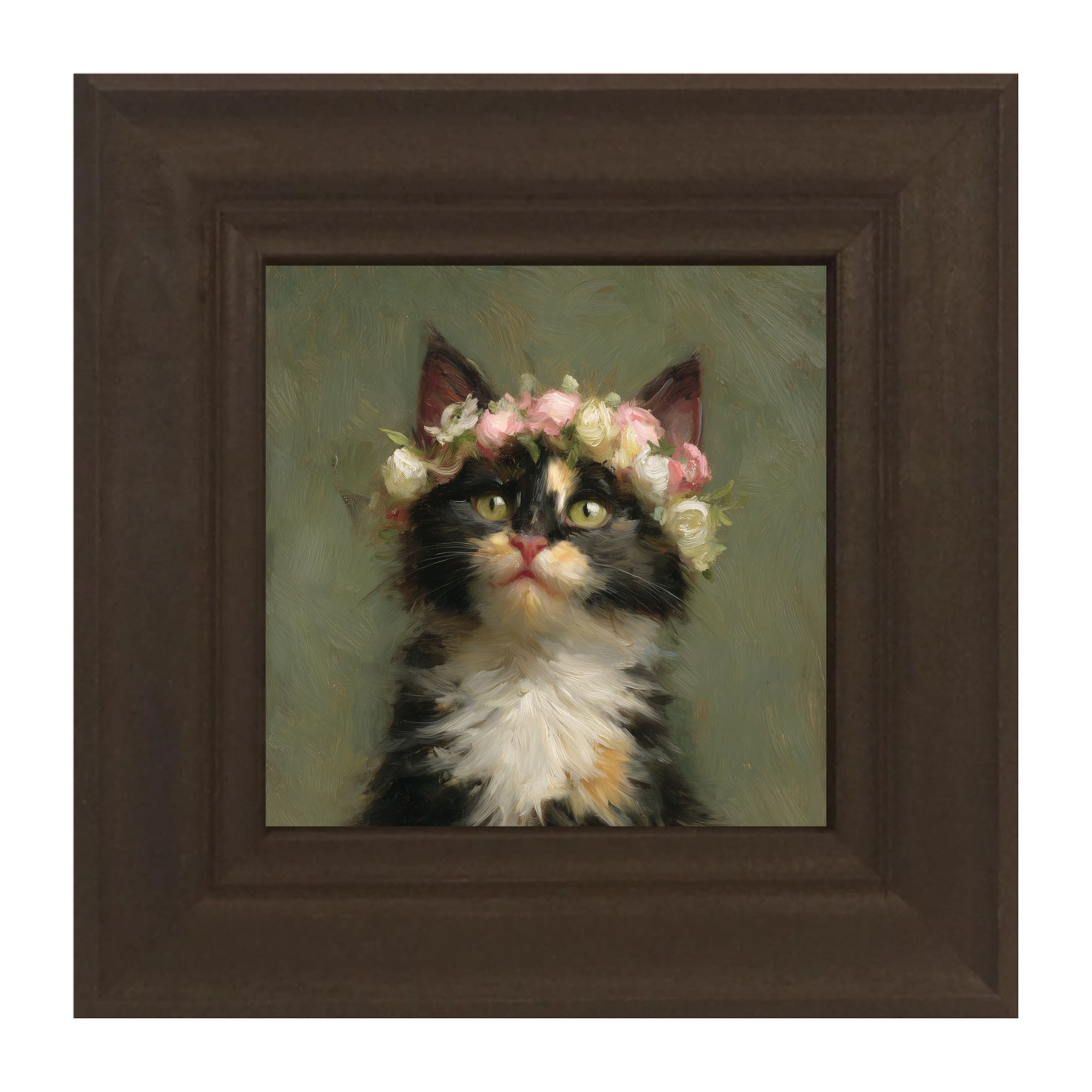 Spring Season Calico Cat